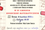 Thumbnail for the post titled: Zaproszenie do IV Gminnego Konkursu Matematycznego